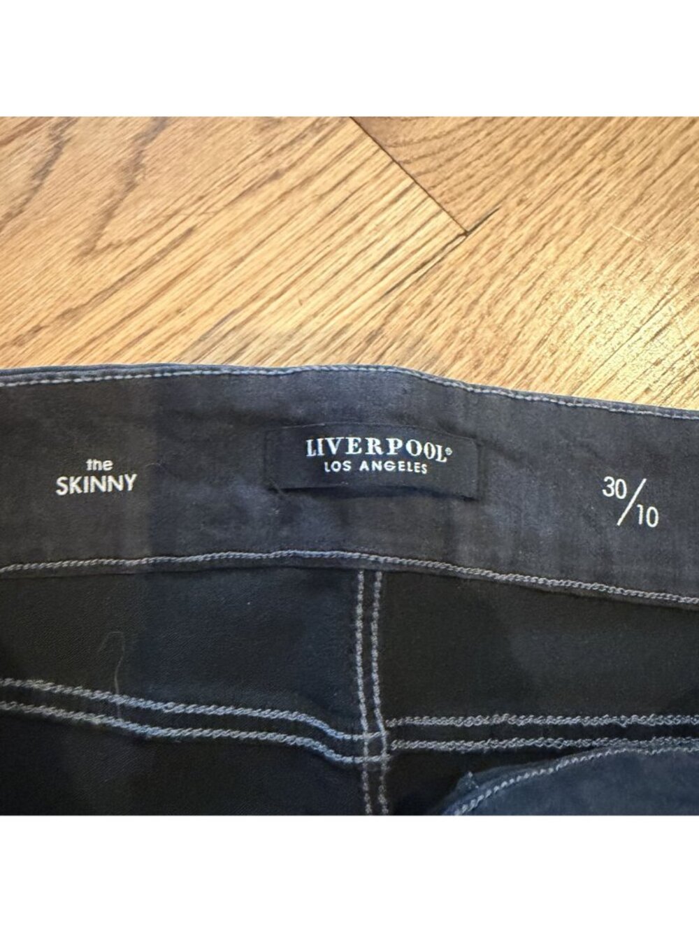 Liverpool Womens Dark Gray  Elizabeth Super Skinny Jeans New Size 10 - Picture 8 of 13
